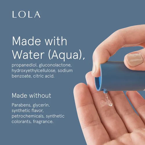 Vista 2 de LOLA Lubricante personal y mini vibrador - Lubricante a base de agua para mujeres y mini masajeador y vibrador para mujeres, bienestar sexual
