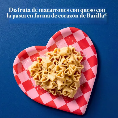 Vista 5 de Barilla Edición Limitada Love Pasta, Pasta en Forma de Corazón No Transgénica Hecha con Sémola de Trigo Duro - Certificada Kosher, Caja de 12 oz