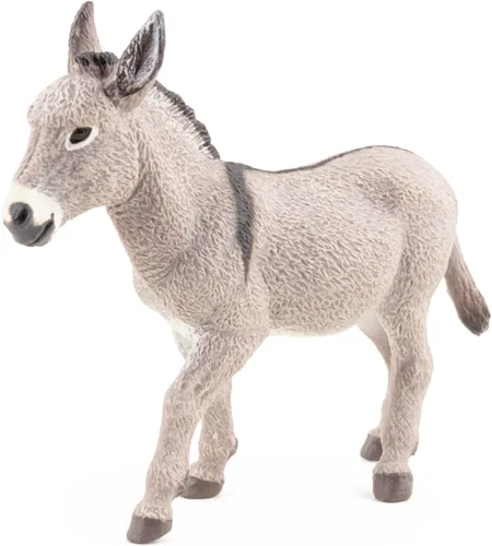 Vista 4 de Papo - Figura realista de burro de Provenza - A partir de 3 años - Colección Farm Life - Animales domésticos educativos - Juguete de idea de regalo