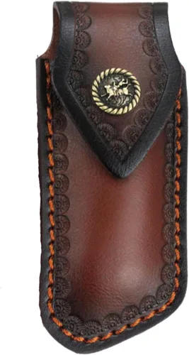 Vista 6 de Fundas para Cuchillos de Tienda, Funda para Cuchillo de Bolsillo de 5.1 pulgadas para Cinturón, Funda de Cuero para Cuchillo para Cinturón