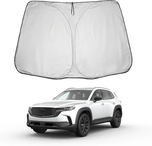 Vista 23 de LUWU Parasol para parabrisas para Dodge RAM 1500 y 2500 2009-2018 - Parasol para ventana delantera con bloqueo de rayos UV