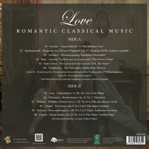 Vista 2 de Love - Romatic Classical Music - Puccini, Schubert, Chopin, Debussy, Tchaikovsky