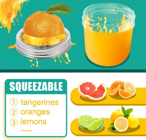 Vista 5 de Exprimidor manual de cítricos de acero inoxidable para el hogar, cocina, exprimidor de frutas para extracción rápida de jugo, herramienta de prensa