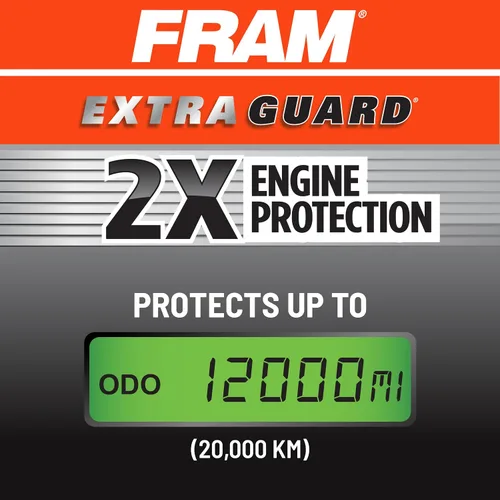 Vista 3 de FRAM Extra Guard CA10348 - Filtro de aire de repuesto para motor, para Jeep Wrangler seleccionados (3.6L y 3.8L), proporciona protección de filtro