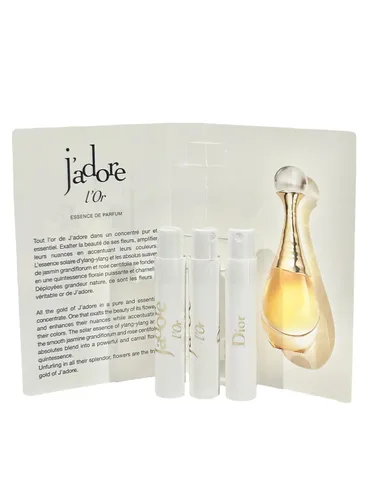 Vista 3 de Dior Muestra de perfume J'adore L'Or Essence De Parfum Mujer 0.0 fl oz / 0.03 fl oz Set de 3