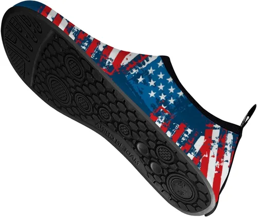 Vista 6 de Zooshum Zapatos de agua de perezoso para hombres y mujeres, de secado rápido, para nadar, descalzos, playa, antideslizantes, para piscina, zapatos