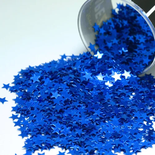 Vista 23 de Confetti Star 1/4" Negro - Paquete al por menor #8513 QS0