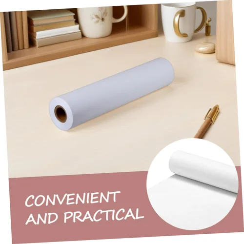 Vista 3 de EXCEART 2 unidades de papel de dibujo blanco de acuarela para niños y niñas, actividades artísticas recicladas, ph neutro, dibujo en blanco