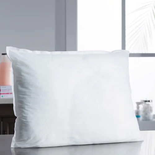 Vista 6 de McKesson Almohada de cama desechable [12 unidades] Uso para un solo paciente, blanca 17 x 24 pulgadas