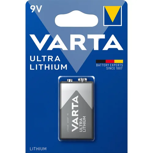 Vista 7 de Pilas Varta Ultra Lithium 1200 mAh 9 V