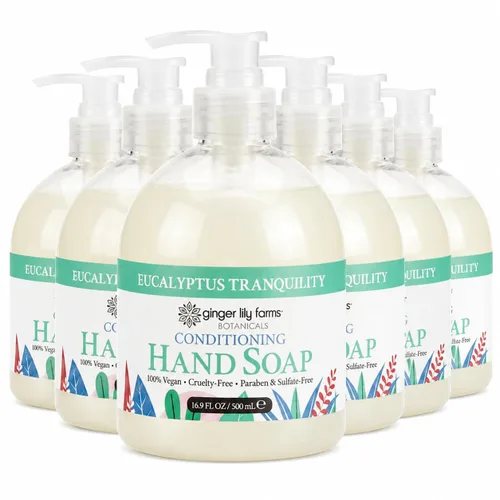 Vista 31 de Ginger Lily Farms Botanicals Jabón de manos, 12 onzas, pera de manzana