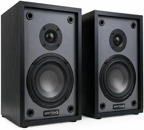 Vista 9 de Dayton Audio Classic B40A Par de bocinas de estante con Bluetooth y alimentación (Negro, 4")