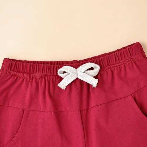 Vista 59 de Ropa para bebé niño pequeño, trajes de verano de manga corta, camiseta de retazos y pantalón con bolsillo, conjunto de 2 piezas, 12 meses a 4 años