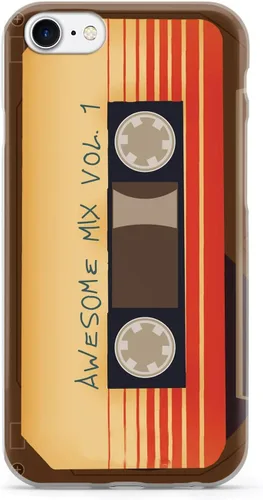 Vista 18 de Inspired Cases - Compatible con iPhone Xs Max - Funda protectora con textura 3D para Apple iPhone Xs Max - Awesome Mix Vol. 1 Old School Vintage Tape