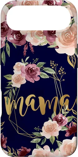 Vista 27 de Mama Floral New Mom Flower Print Pregnant Woman Watercolor Case for iPhone 17