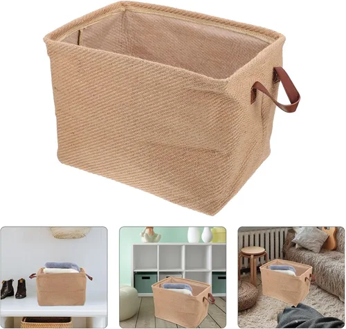 Vista 7 de Alipis Decoración de dormitorio plegable cesta de almacenamiento de gran capacidad impermeable para artículos de ropa