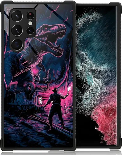 Vista 33 de Funda compatible con Samsung Galaxy S22, diseño de elefantes africanos, diseño increíble a prueba de golpes, antiarañazos, carcasa trasera