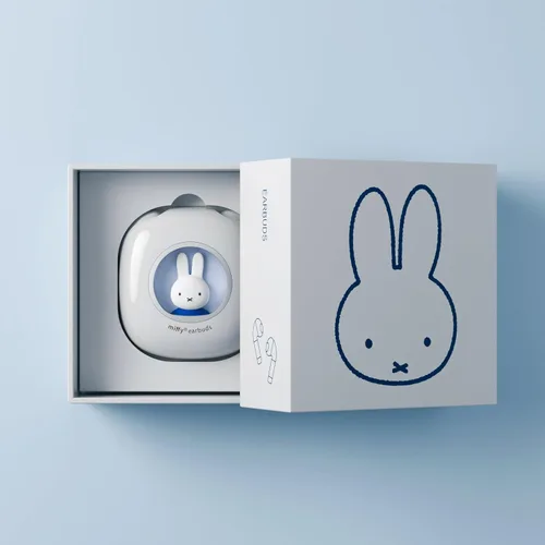 Vista 7 de Auriculares Miffy Bluetooth Inalámbricos (Azul), Auriculares con Cascos IPX5 Resistente al Agua