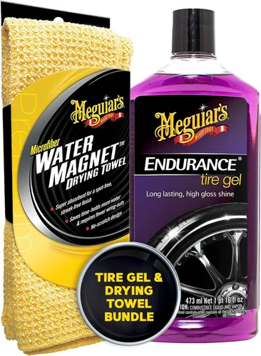 Vista 13 de Meguiar Endurance - Gel para neumáticos, el apósito de neumáticos protege y brilla los neumáticos de automóvil, botella de 16 onzas