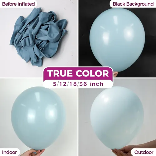 Vista 180 de Bezente Globos Naranjas de Látex para Fiestas - Paquete de 150 Globos de Helio Naranjas Mate Pequeños de 5 Pulgadas para Decoraciones de Fiestas