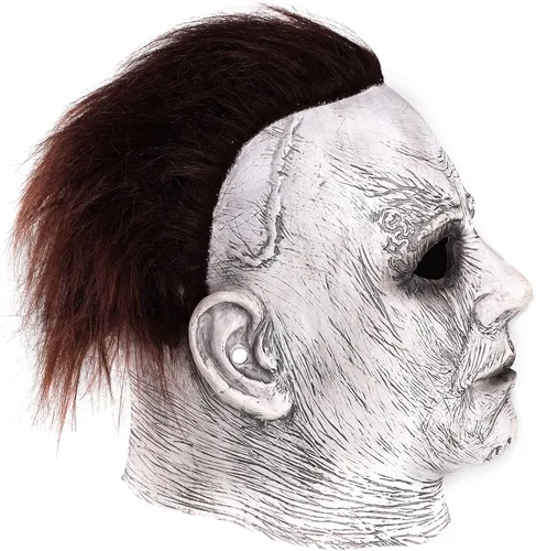 Vista 3 de 2022 Michael Myers Mask Halloween Latex Horror Scary Mask for Cosplay Costume Latex Props