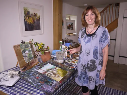 Vista 6 de Experimental Landscapes in Watercolour (NTSC DVD) with Ann Blockley SWA