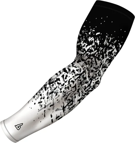 Vista 15 de B-Driven Sports Pro Fit - Manga de compresión para hombres, mujeres y jóvenes, baloncesto, béisbol, fútbol, diseños digitales individuales