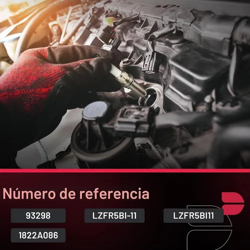Vista 3 de BDFHYK 93298 Bujías de iridio compatibles con Mitsubishi Mirage 2014-2015 Mirage 2017-2020 G4 1.2L L3 Reemplazo para LZFR5BI-11 LZFR5BI11 1822A086
