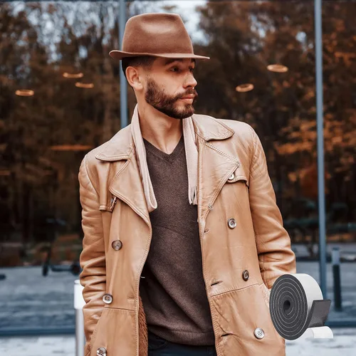 Vista 7 de Cinta para sombreros, tamaño reductor de espuma, inserto para Fedora, Beísbol, M