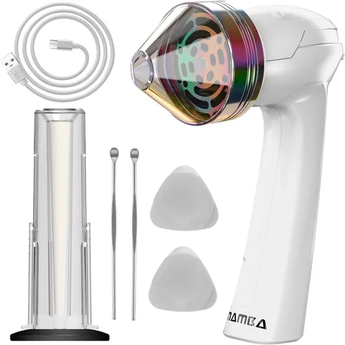 Vista 9 de Mamba Lite - Molinillo eléctrico de especias, molinillo de cocina recargable USB-C para hierbas culinarias secas y condimentos, color negro