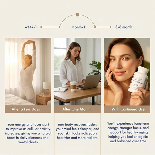Vista 5 de Suplemento fermentado de NAD+ con resveratrol y quercetina, energía celular bio-idéntica y apoyo al envejecimiento saludable, vegano, sin OMG, 30