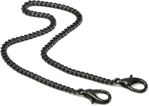 Vista 29 de Yichain Mini Linda Correa de Cadena de Bolso de Mano Correa de Repuesto para Bolso de Mano con Hombro Accesorios de Encanto (Oro Antiguo, 33 cm)