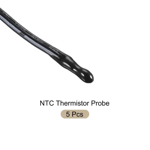 Vista 5 de Sonda de termistor NTC 15K 1.3ft impermeable epoxi sensor de temperatura, [para transmisor de temperatura digital] – 5 piezas