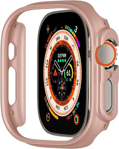 Vista 19 de Compatible con Apple Watch de 1.654 pulgadas Series 10 (2024), protector de parachoques superfino, cubierta dura de policarbonato, ligero, delgado