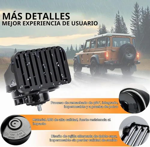 Vista 7 de Bocina de coche para Chevy Silverado Tahoe Suburban Cruze GMC RAM Compatible con bocina Chevy