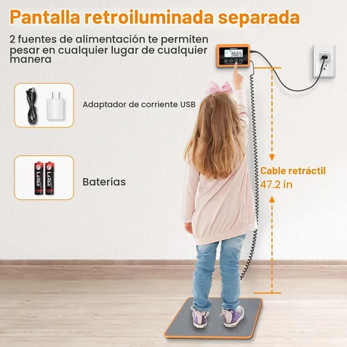 Vista 6 de THINKSCALE Báscula de envío, 440 libras, escala postal de 10 g/1 oz, Hold