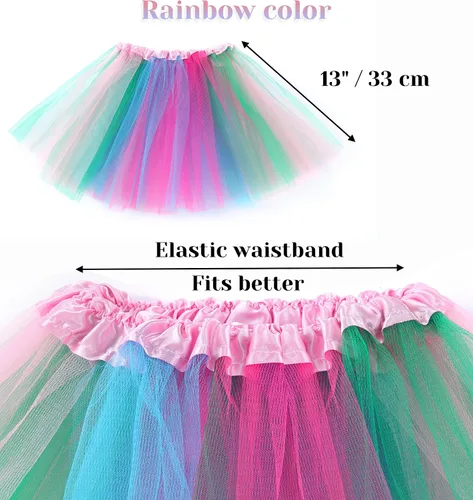 Vista 4 de Seawhisper Princess Girls Dress Up Trunk Clothes for Kids Toddler Pretend Play Ladybug Bee Butterfly Costume Accessories