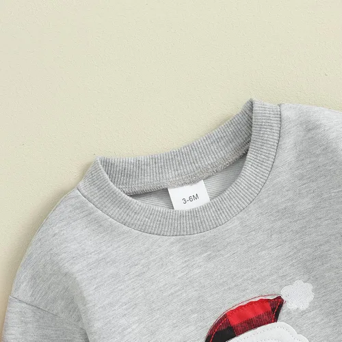 Vista 5 de Karwuiio Disfraz de Halloween para bebé, sudadera de manga larga, pantalones de calabaza, ropa de otoño