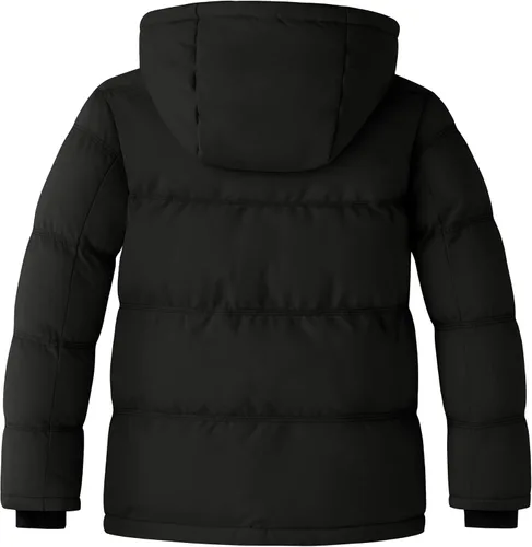 Vista 2 de ZSHOW Abrigos de invierno para niña, chaqueta acolchada impermeable con capucha para exteriores, chaqueta de invierno