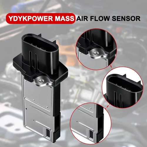 Vista 5 de Medidor de sensor de flujo de aire masivo 213-4222 Sensor MAF compatible con Buick para Cadillac para CTS para Camaro para Colorado para GMC
