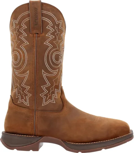 Vista 7 de Durango Rebel Work Botas occidentales impermeables con punta de acero Marrón