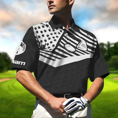 Vista 5 de Camisas de golf 3D divertidas personalizadas para hombres, algunos abuelos toman siestas reales abuelos jugar golf y luego tomar una siesta