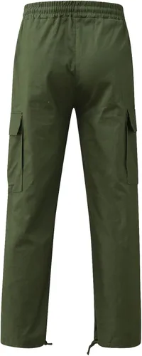Vista 5 de Pantalones deportivos para hombre, ajuste holgado, pantalones deportivos para hombre, pantalones deportivos de ajuste holgado, con cordón