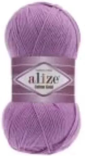 Vista 21 de 55% algodón 45% acrílico Alize Cotton Gold Yarn 1 madeja/bola 3.53 oz 360 yardas (1-crema)