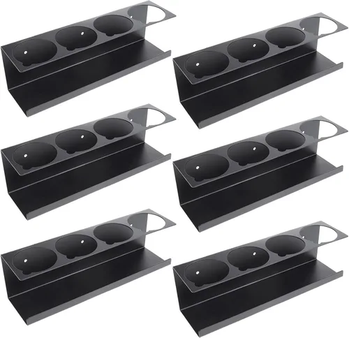 Vista 15 de RealPlus Soporte para latas de aerosol, organizador de 4 latas, soporte de acero resistente montado en la pared para garaje y espacio de trabajo