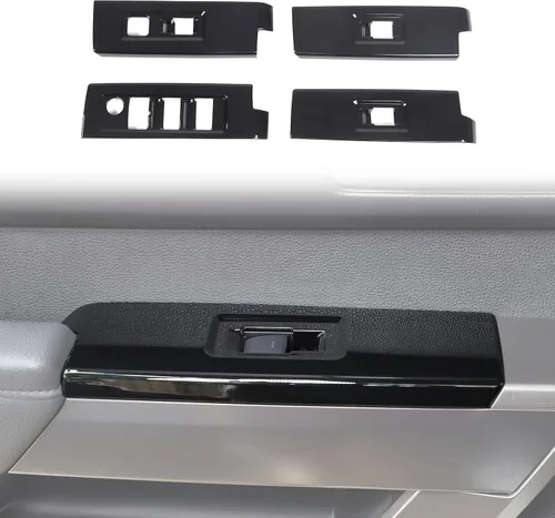 Vista 17 de Cubierta protectora para panel de botón de elevación de ventana de puerta de automóvil compatible con Toyot@Tundra/Sequoia 2022-2024, cubierta