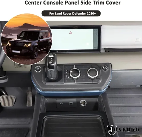 Vista 4 de Consola central de auto para estilo de automóvil, panel de codo, pierna y rodilla, cubierta lateral, accesorios interiores, decoración para Land