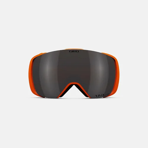 Vista 8 de Giro Gafas de esquí de contacto – Gafas de snowboard para hombres y mujeres – Correa de cubierta naranja con lentes de humo vívido/infrarrojos