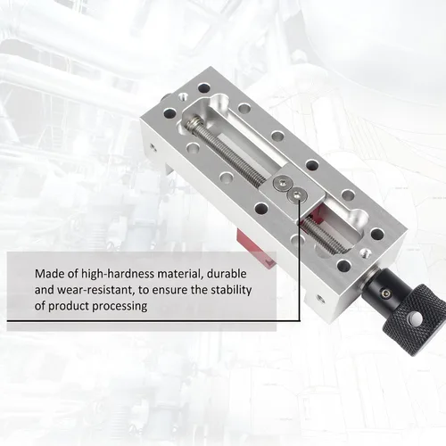 Vista 4 de RATTMMOTOR Mejora de la abrazadera de tornillo de banco del router CNC, máquina grabadora DIY de alta precisión abrazadera de sujeción mini tornillo