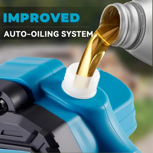Vista 9 de EliteHome Mini Motosierra Inalámbrica de 6 Pulgadas con 2 Baterías, Motosierra Eléctrica Portátil de Mano, Motosierra Pequeña Alimentada por Batería